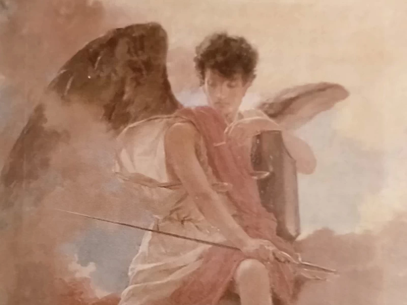 1842-Eugenio Giuseppe Conti - L'arcangelo Gabriele - opera trafugata